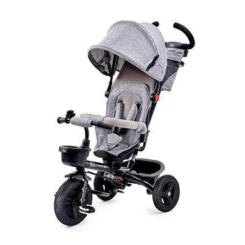 Kinderkraft Aveo - Triciclo Plegable, Asiento Giratorio