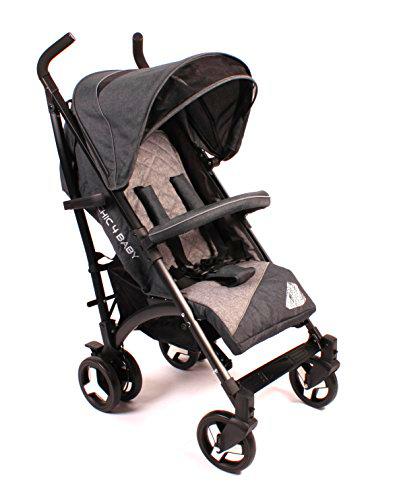 CHIC 4 Baby 308 35 Niños de Buggy Luca con capota extra, Gris