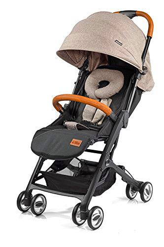 smiloo Cuby - Maletín Buggy con función Descanso Camel jaspeado