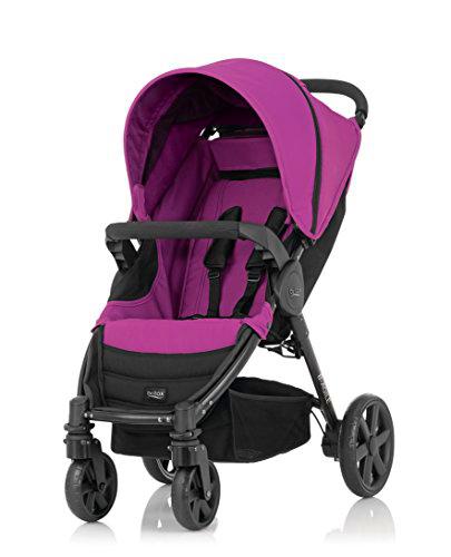 Britax B de Agile 4 Cool Berry/bastidor negro