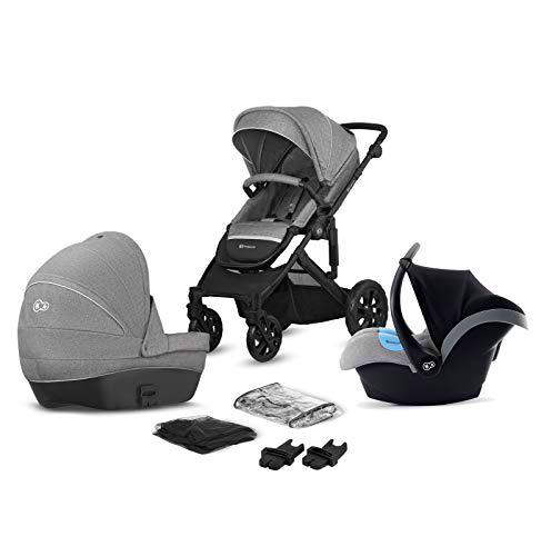 Kk KinderKraft, Carrito Bebé 3 En 1 Prime Lite, Silla De Paseo