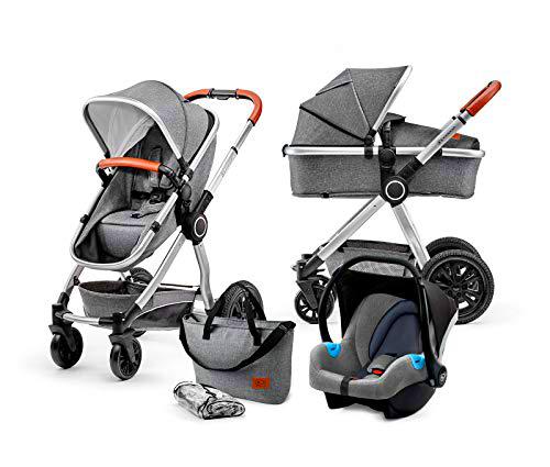 Kinderkraft Carrito Bebé 3 Piezas VEO, Silla Paseo