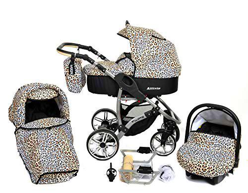 Allivio - Sistema de viaje 3 en 1, silla de paseo, carrito con capazo y silla de coche