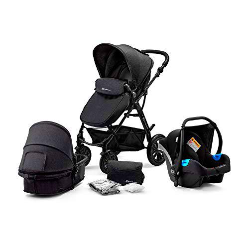 Kinderkraft Carrito Bebé 3 Piezas MOOV, Capazo, Silla Paseo