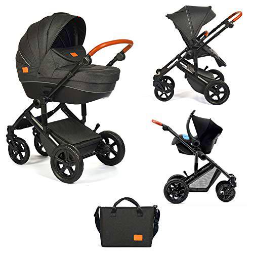 Ibaby One - Cochecito de bebe 3 en 1 - Capazo, Silla