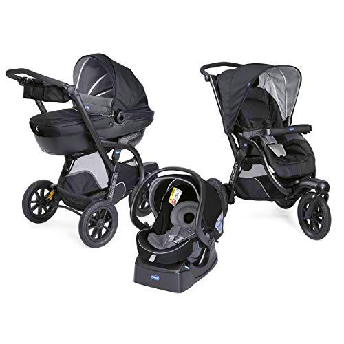 Chicco, Trio Activ3 Cochecito De Bebé 3 En 1 Que Incluye Silla De Paseo De 3 Ruedas