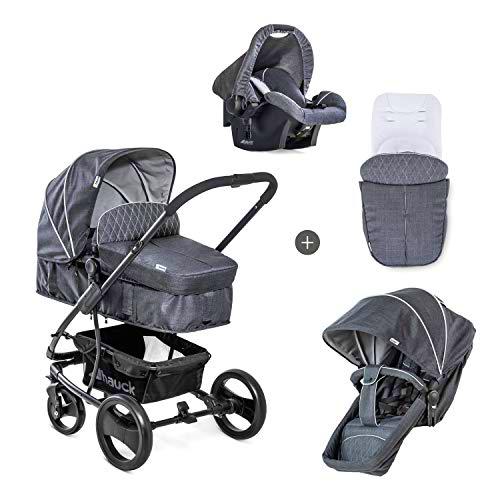 Hauck Pacific 4 Shop N Drive - Carro de Bebe de 6 Piezas