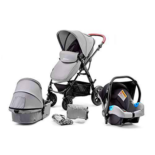 Kinderkraft Carrito Bebé 3 Piezas MOOV, Silla Paseo