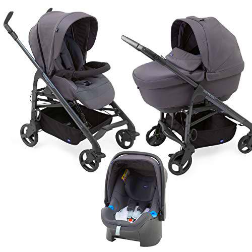 Chicco Trio Love Up Carrito de Bebé 3 Piezas con Sistema de Viaje Apto de 0 a 36 Meses