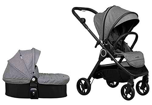 Cochecito de bebé Casualplay Wend con capazo, grey stone