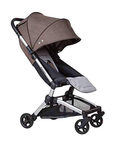 X-lander X-Fly Silla De Paseo De Bebe Compacto y Ultraligero Probado Hasta 22 kg Cubierta Del Cochecito Extensa (Evening Grey)