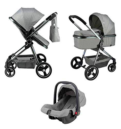 Star Ibaby City Plus - Cochecito de bebe 3 en 1 hasta 22 KG