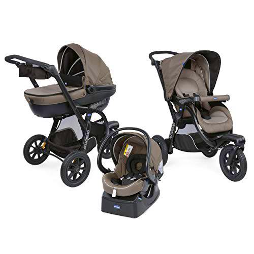 Chicco Trio Activ3 Cochecito de Bebé 3 en 1 que incluye Silla de Paseo de 3 Ruedas