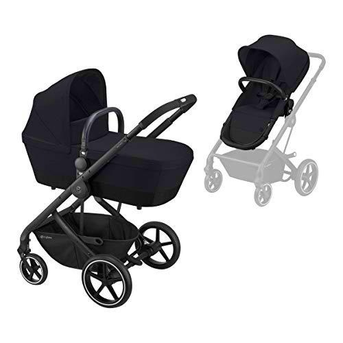 Cybex Gold Balios S 2-En-1, silla y capazo convertible Deep Black