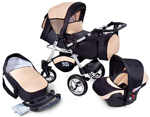 Urbano Cochecito de Bebe 3in1 Combi Carrito SILLA de COCHE by GaGaDumi (U3-Sandy)