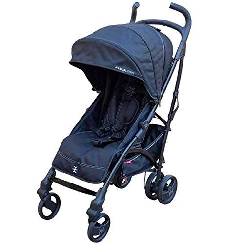 Silla de paseo Nikidom Dual Drive Jet Black