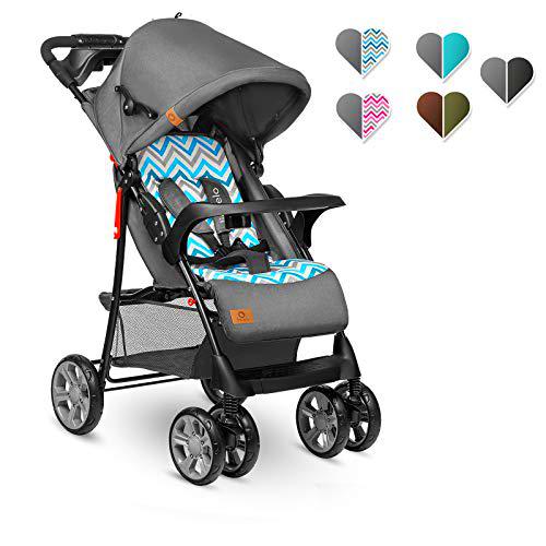 Lionelo Emma Plus, Silla de paseo plegable, hasta 15 kg (De 6 a 36 meses)