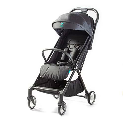 Urban Kanga Wallaby Silla de Paseo Bebé Ligera y Compacta Q8 (Negro)