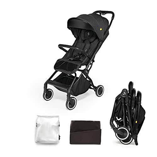 skiddoü silla de paseo para niño plegable Espoo silla de paseo plegable ligera y plegable con una sola mano estructura de aluminio