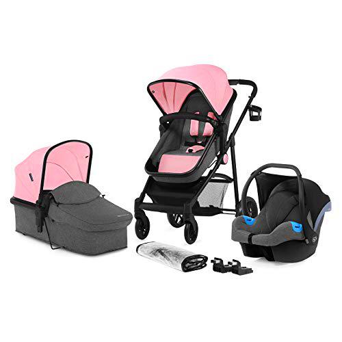 Kinderkraft Carrito Bebé 3 en 1 JULI, Silla de Paseo