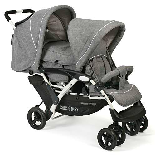 CHIC 4 BABY 275 60 Duo - Cochecito doble para hermano