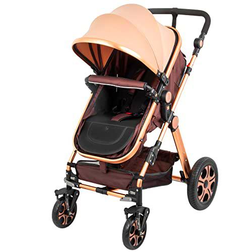 VEVR Cochecito 15kg, Carrito Silla de Paseo 78 x 60 x 107 CM