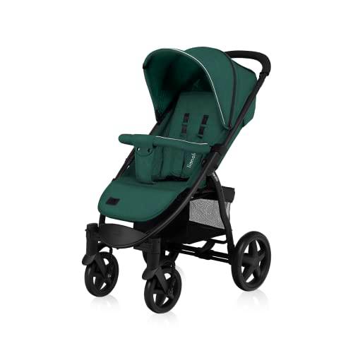 LIONELO Annet Silla de Pase Para niños hasta 22 kg 0-48M ajuste del respaldo hasta posición horizontal Capucha XXL Plegable fácil con ventana Mosquitera