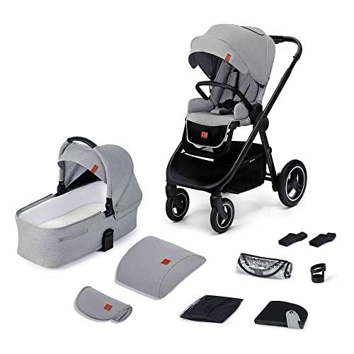 Kinderkraft EVERYDAY Carrito de bebe 2 en 1, Cochecito multifuncional