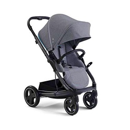 X-lander X-Cite Silla De Paseo Ligera De Bebe Cochecito Facilmente Plegable LEDs En El Reposapiés Probado Hasta 15 kg… (Azure Grey)