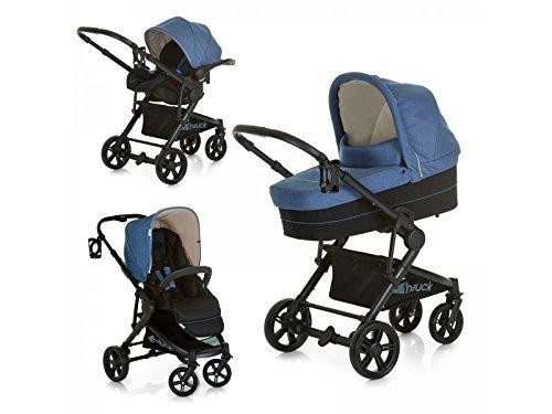 Hauck Atlantic Plus Trio Set - carro 3 en 1, coche de bebes 3 piezas de capazo