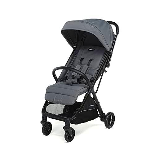 Foppapedretti Jumbo - Cochecito compacto con cierre automático, Grey