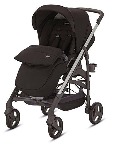 INGLESINA coche deportivo Trilogy con durchgehendem deslizante negro negro (total black)