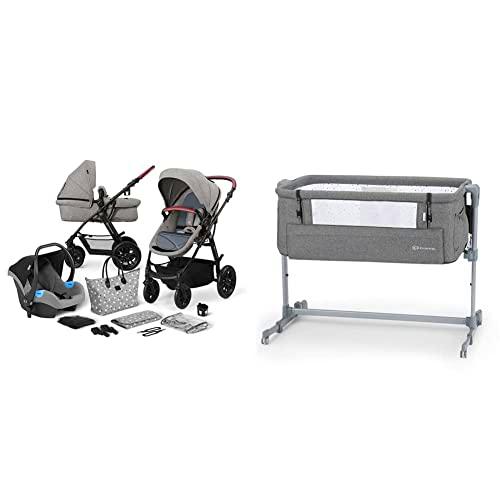 Kinderkraft Carrito Bebé 3 Piezas XMOOV, Capazo, Silla Paseo