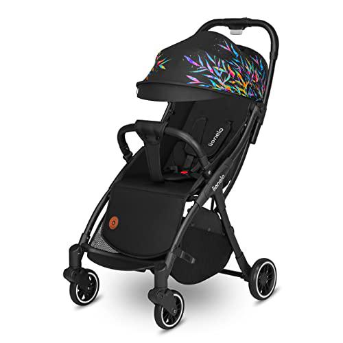 LIONELO Julie One Carrito 50 x 75 x 101 cm Para menores hasta 22kg 0-48M Regulación del respaldo Plegado sencillo Ruedas resistentes con amortizadores Cesta para compras (Dreamin)