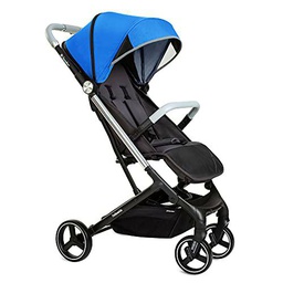 X-lander X-Follow Cochecito de bebé Sillón reclinable ligero Carrito de Bebé plegable Fácil de plegar con una mano Ultraligero 7,6 kg… (Cosmic Blue)