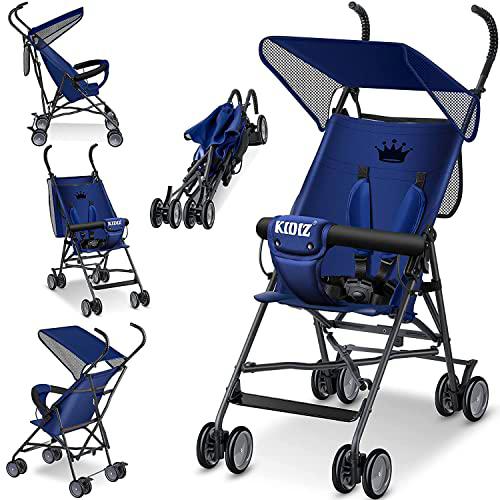 KIDIZ® Silla de paseo CITY Buggy, silla de paseo infantil plegable y reclinable