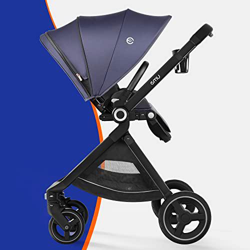 Silla de Paseo Reversible, ELITTLE EMU Carrito Bebe Apta de 0 Meses a 25 Kg