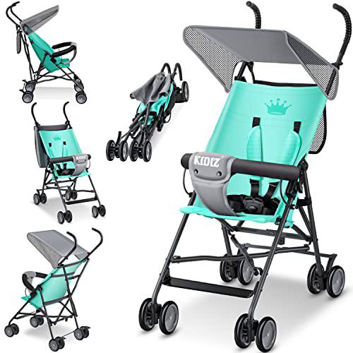 KIDIZ® Silla de paseo CITY Buggy, silla de paseo infantil plegable y reclinable