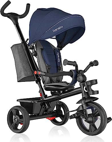 LIONELO Haari Bicicleta 2 en 1 Menores hasta 25 kg 1,5-5 años Triciclo- Carrito Cesta espaciosa