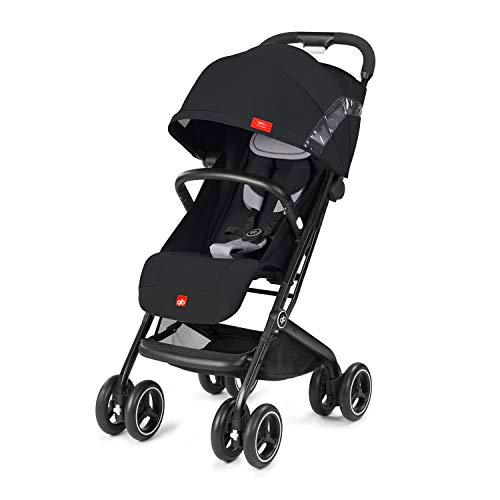 Gb Gold, Silla de paseo ligera y compacta, Qbit+ All Terrain, Negro