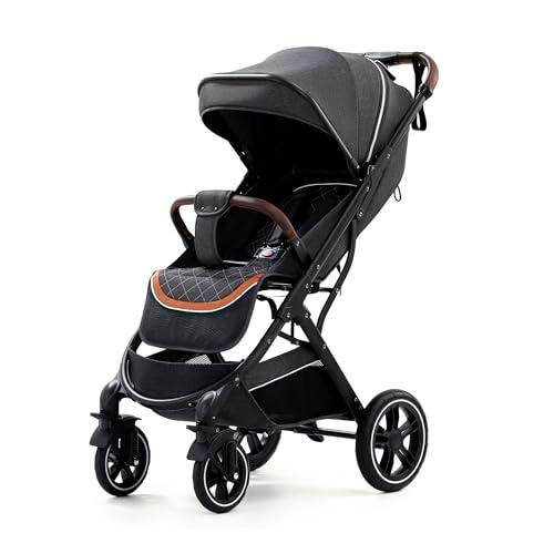 YAZOCO Silla de paseo Plegable Silla de paseo ligera 0-25kg Carrito bebe Fundas para pies