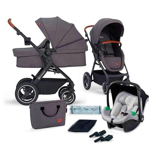 Kinderkraft B-TOUR Carrito Bebé 3 en 1, i-Size 40-75 cm