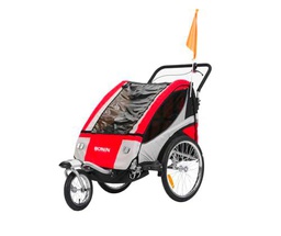 BONIN Carro NIÑO/Jog/Pass NCAB DLX R/G/N, Unisex-Adult