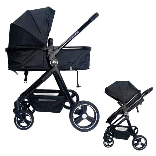 Mobiclinic® Kids, Silla de Paseo + Capazo, 2 en 1, Nuit