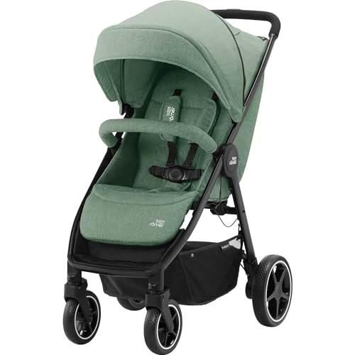 BRITAX RÖMER Carrito Bebe B-AGILE M Compacto y Plegable con una Mano Niños de 0 a 22 kg desde el Nacimiento hasta los 4 Años, Jade Green