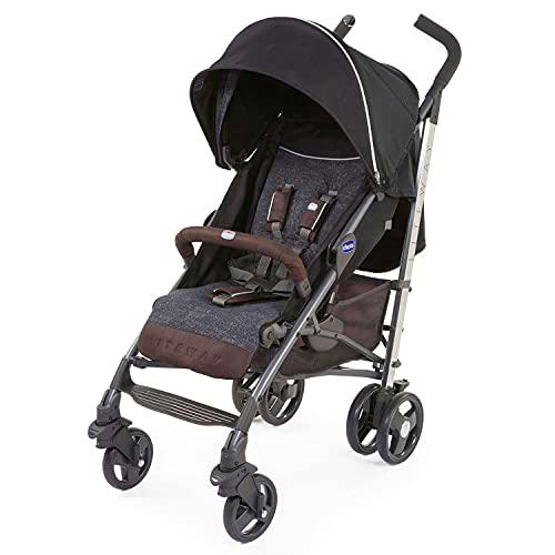 chicco Cochecito ligero Liteway Intrigue con capucha extra grande