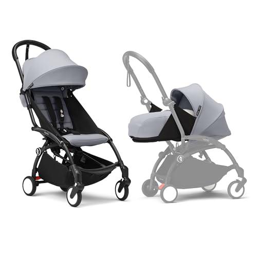 Cochecito YOYO3 de Stokke con Pack para Recién Nacido: Incluye chasis en negro