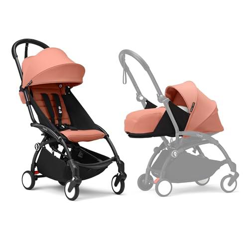 Cochecito YOYO3 de Stokke con Pack para Recién Nacido: Incluye chasis en negro