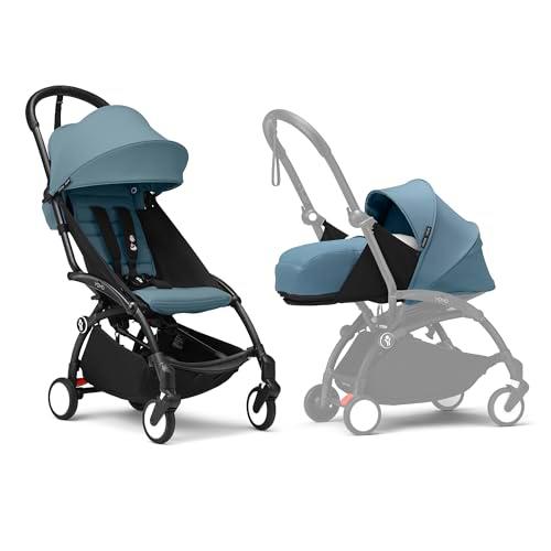 Cochecito YOYO3 de Stokke con Pack para Recién Nacido: Incluye chasis en negro