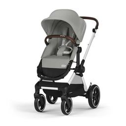 Cybex Eos Lux SLV B/Stone Grey-mid grey PU1